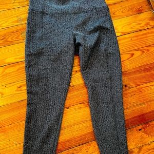 Athleta leggings /  2 pockets in back to make them appear as work pants